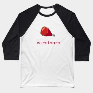 Meat Lovers carnivore Baseball T-Shirt